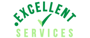 Logo of Excellent services green and with check mark